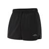 Fitness Series Letter Mid-Waist Drawstring Breathable Versatile Sports Shorts Women Shorts Black AKSV412-2