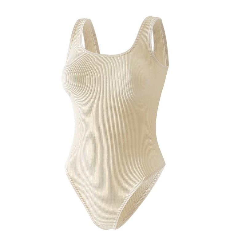 Women's Seamless Shoulder Strap Vest Yoga Jumpsuit (without Chest Pad)