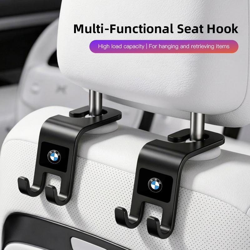 2026 Hot BMW Car Seat Small Hook Hanging Storage Organizer Holder Stand Tools Hook For BMW E46 E60 X7 E39 G26 F11 X3 Car Gadgets keychain GK3