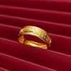 Shajin Jewelry Унисекс Кольцо с имитацией золота и мантрой Сердца Фу