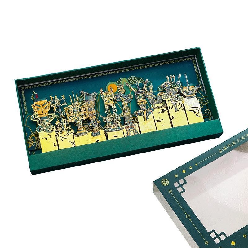 JINGRUIXIANG Металлические закладки Саньсиндуй