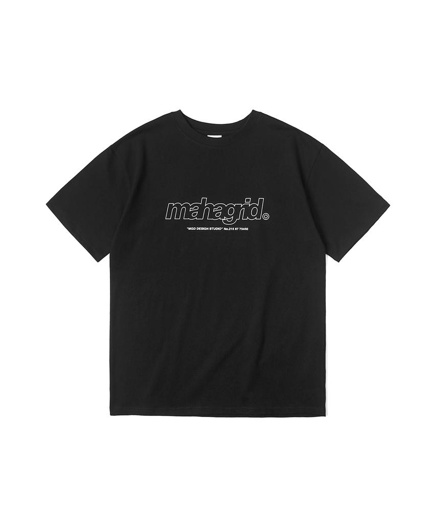 MAHAGRID Third Logo Tee Black(Mg2Cmmt508A)