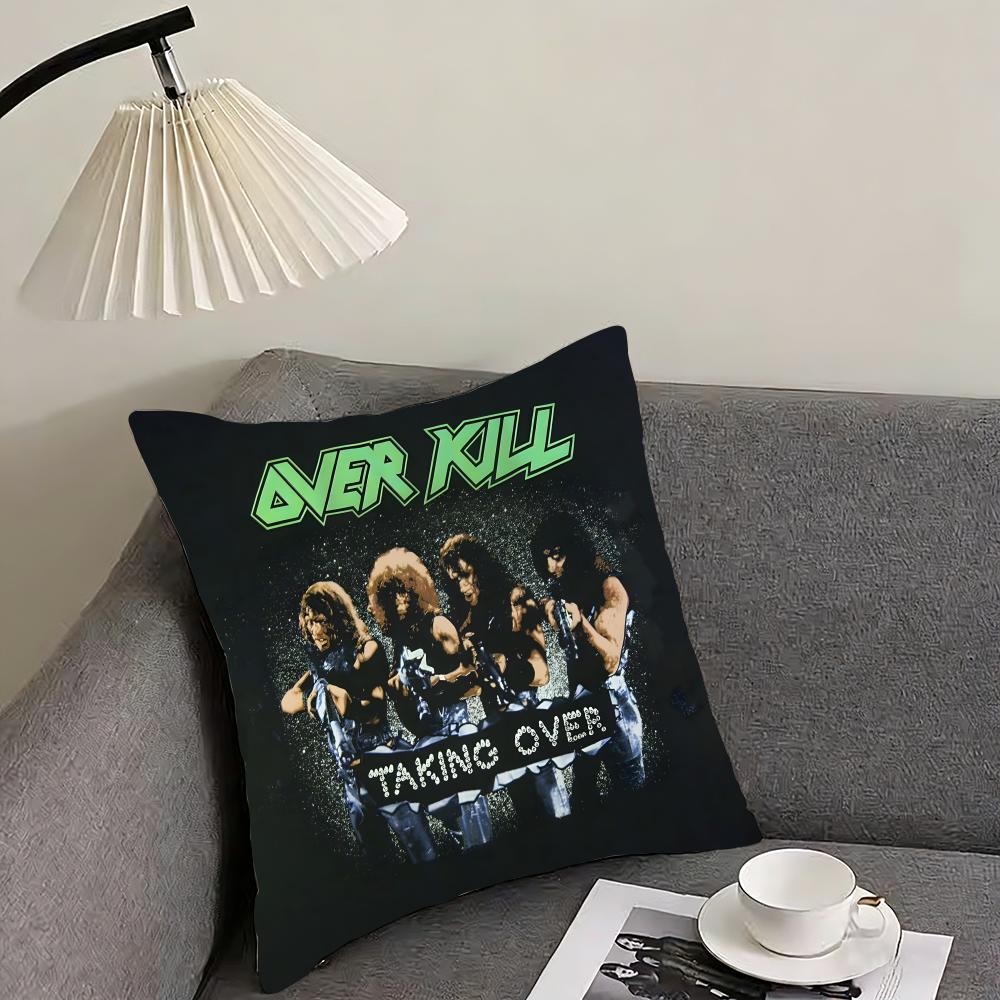 Подушка-чехол O-Overkill Band Наволочка Ультрамягкая, приятная для кожи Ткань Облакоподобный комфорт и скрытая молния