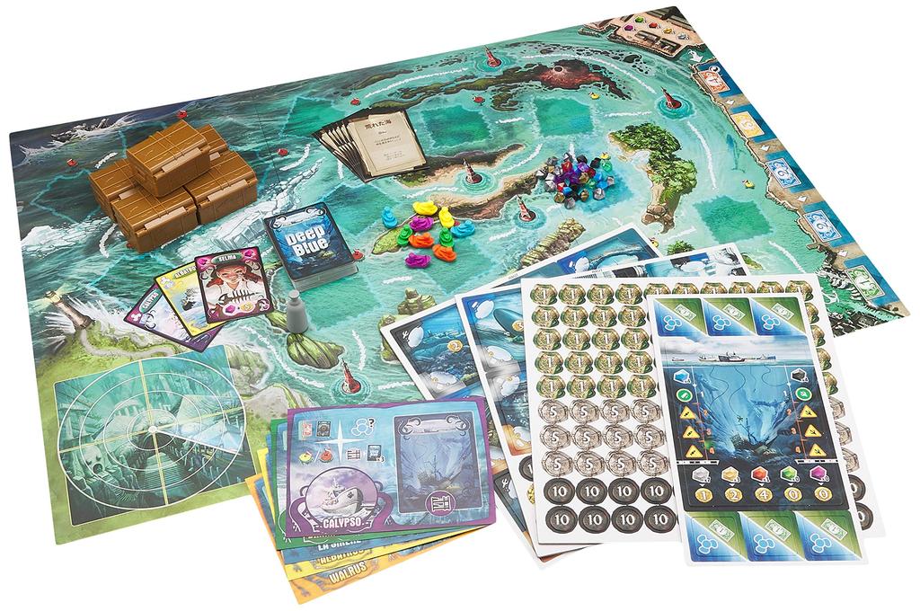 Hobby Japan Deep Blue Japanese Version 45 for Ages 8 and Board Game (for 2-5 Players, Minutes, Up)