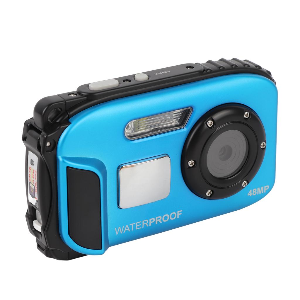 1080P Water Resistant Digital Camera 48MP Digital Video Camera 2.4 Inch IPS Screen Auto Focus 16X Digital Zoom Camera
