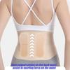 1 Pcs Adjustable Ultra Thin Back Brace with Lumbar Pad Flexible Supports Back Brace for Lower Back Sciatica Scoliosis Relief