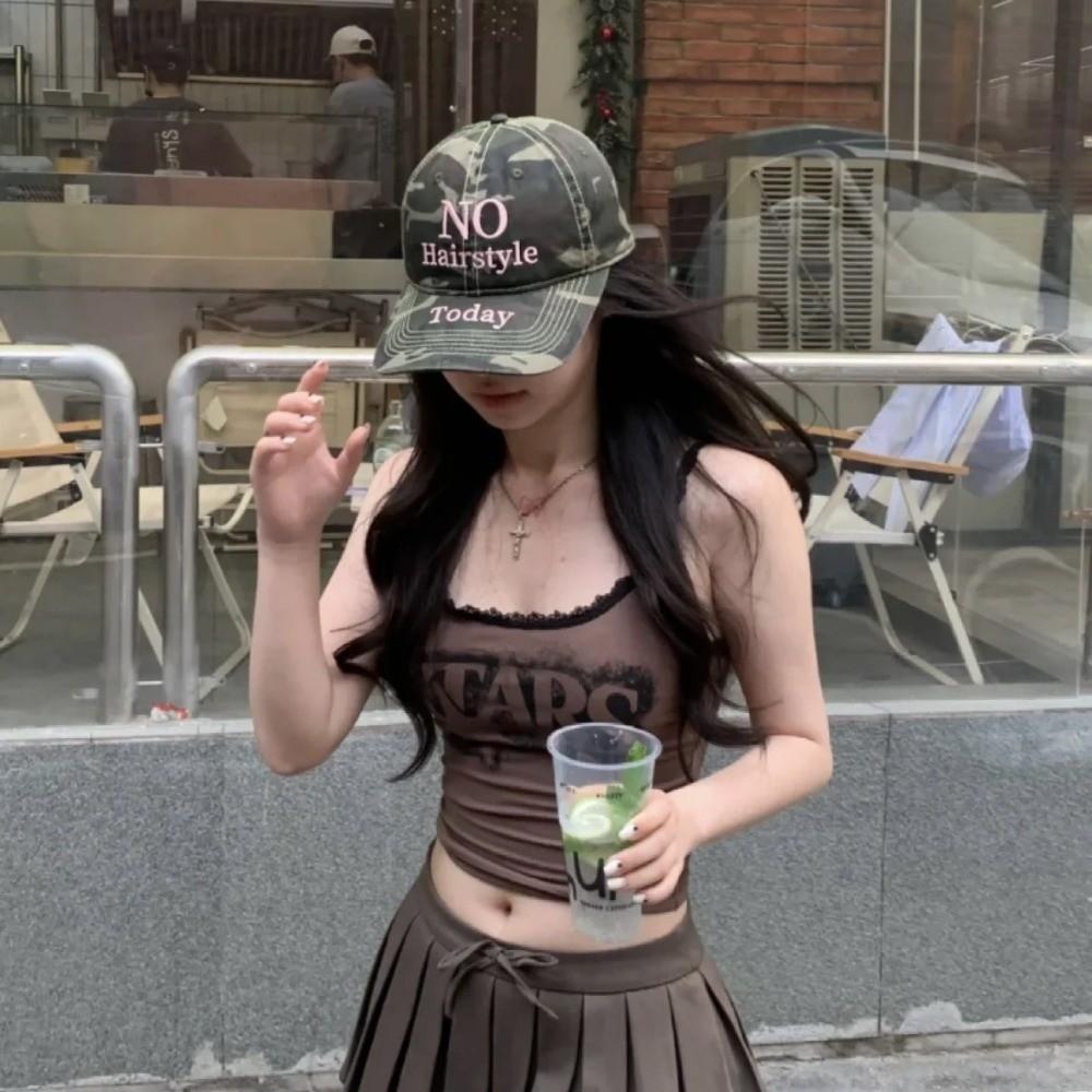 Adjustable Camouflage Baseball Cap Cotton Sunscreen Hats Embroidery Baseball Hats for Men Women