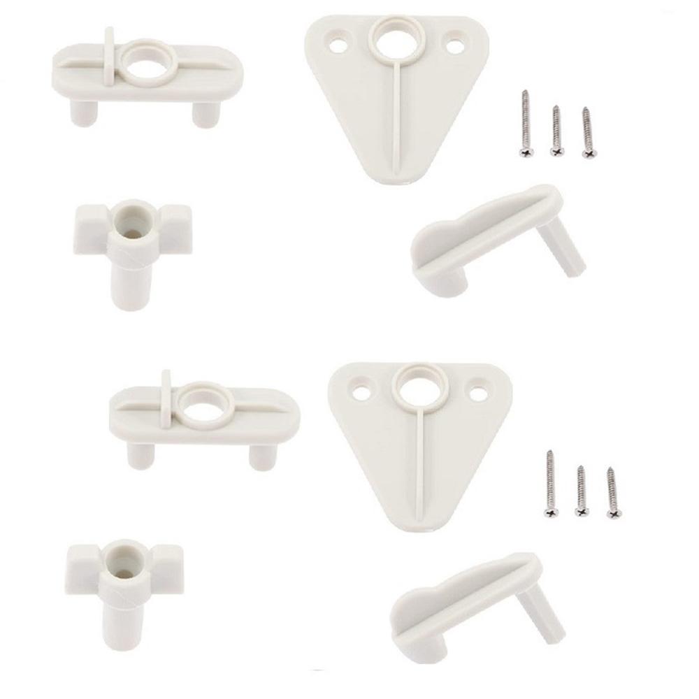 2 Sets of Pontoon Boat Gate Latch Replacement Safety Door Latches Kit Plastic