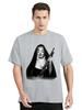 Horror Unholy Nun T-Shirt Unisex Plus Size O-Neck Tops Summer Casual Streetwear Tees Graphic Unisex Tshirt Cotton Fitness Clothes