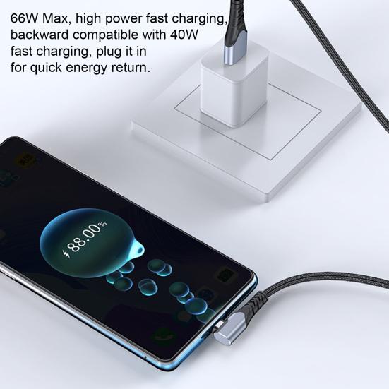 Кабель для передачи данных, быстрая конструкция, 6 А, высокоскоростная зарядка, передача данных, встроенный чип, зарядка типа C