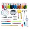 Полный набор для шитья с нитками, иглами, ножницами, рулеткой, пуговицами и многим другим для проектов по рукоделию для дома и путешествий