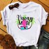 2023 New Women T-Shirt Watermelon One In A Melon Cartoon Printed Top Female T Shirts Harajuku Streetwear O-Neck Short Clothes