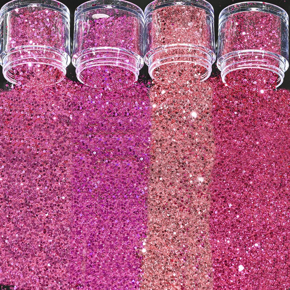 4 коробки/набор, 10 мл, 3D лак для ногтей, фиолетовый, розовый, микс, блестящая пудра для ногтей, блестки, украшение для дизайна ногтей, красочные для УФ-эпоксидного гель-лака, хлопья