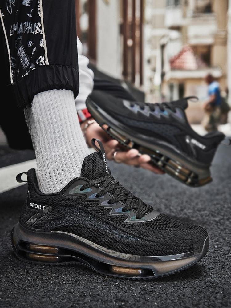 Мужские спортивные кроссовки с мягкой стелькой и низким верхом, сетчатый верх, для пеших прогулок и треккинга, легкие, дизайнерские, на распродаже, легкие мужские повседневные кроссовки