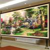 5D Diy Full Drill Diamond Painting Pastoral Scenery Cross Stitch Embroidery Landscape Rhinestone Pictures Living Room Home Decor