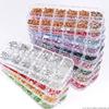 12Grids SS6-SS30 Mixed Nail Rhinestones Shiny Clear/Gold/Pink/Blue Diamond Flat-back Nail Gems Glass Stones Nails Decoration