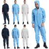 Men's One Piece Work Coveralls Jumpsuits Long Sleeves Front Zipper Mechanics Bodysuits