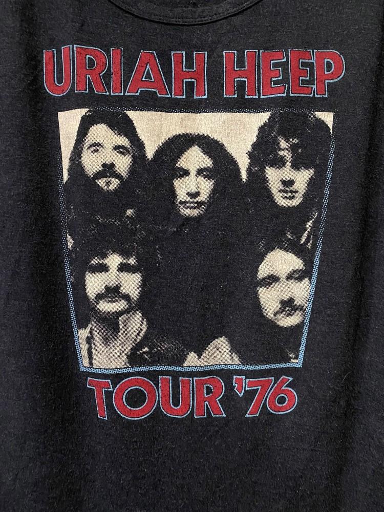 Vintage Uriah Heep Black Cotton Tshirt All size S345XL 2HRC44 Unisex T-Shirt