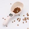 Long-Handled Electronic Pet Food Measuring Spoon with Gram Scale for Dog and Cat Food