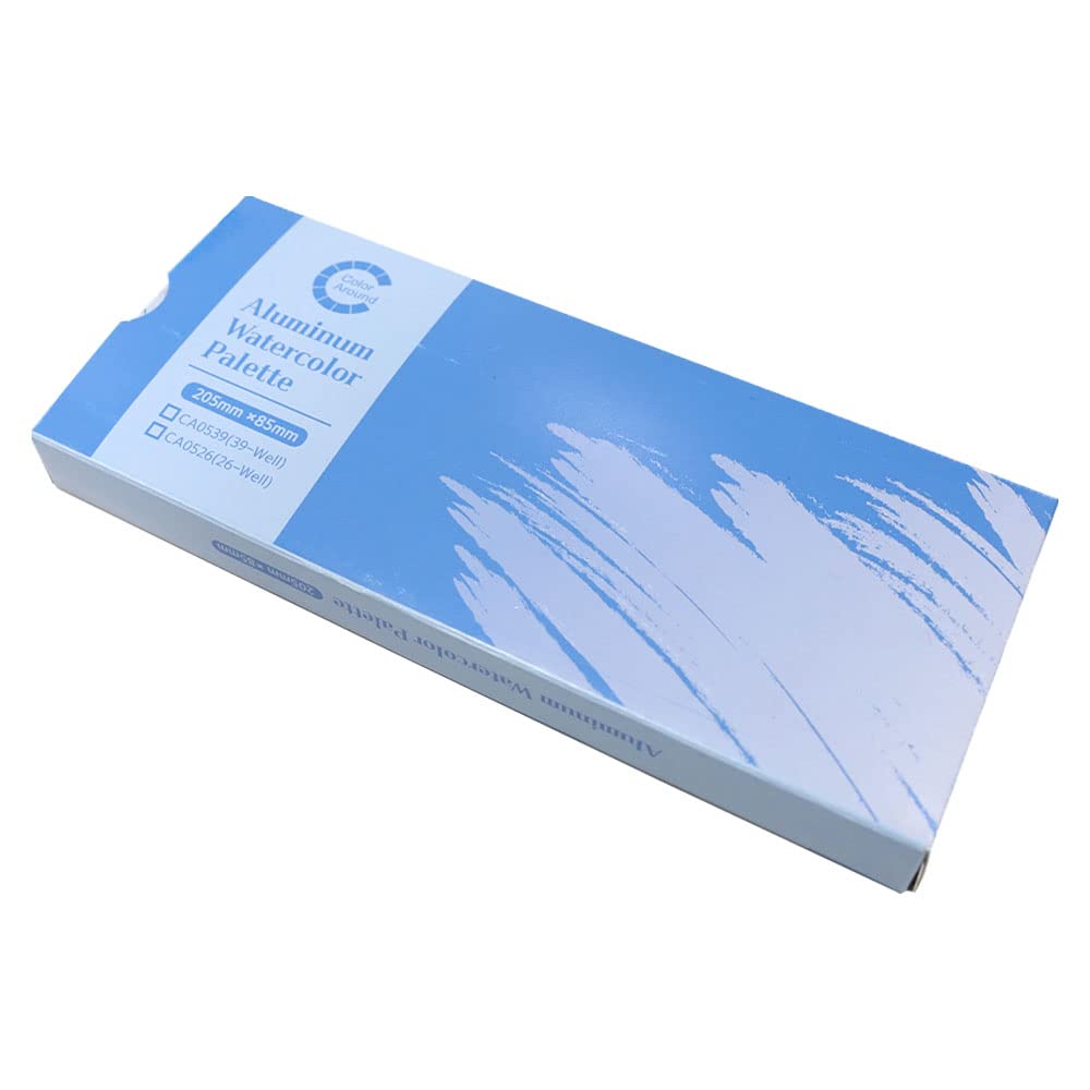 Палитра для акварели Color Around, алюминиевая, 85 мм (205 (39 разделов 0539)) [Элемент]