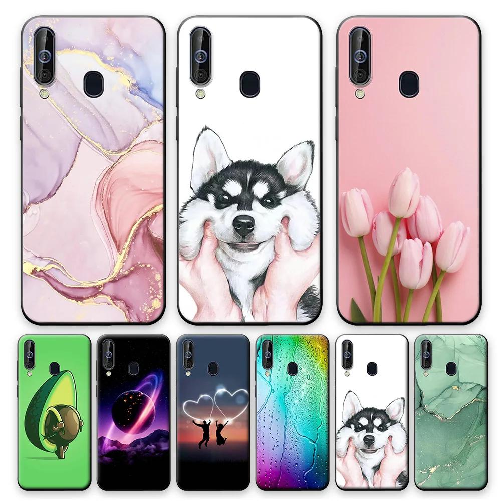 Чехол для Samsung A60 Защитный чехол для телефона Для Samsung Galaxy A60 Силиконовая задняя крышка Для Samsung A60 a60 Мягкий ТПУ Модный Coque