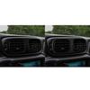 Real Carbon Fiber Car Accessories Center Air Vent Trim Cover Soft Sticker For Chevrolet Trailblazer 2002 03 04 05 06 07 08 2009