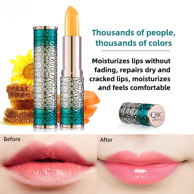 Теплая помада, меняющая цвет Тысячи людей, Тысячи цветов, Увлажняющая, антипригарная, для губ, для чашки, красная