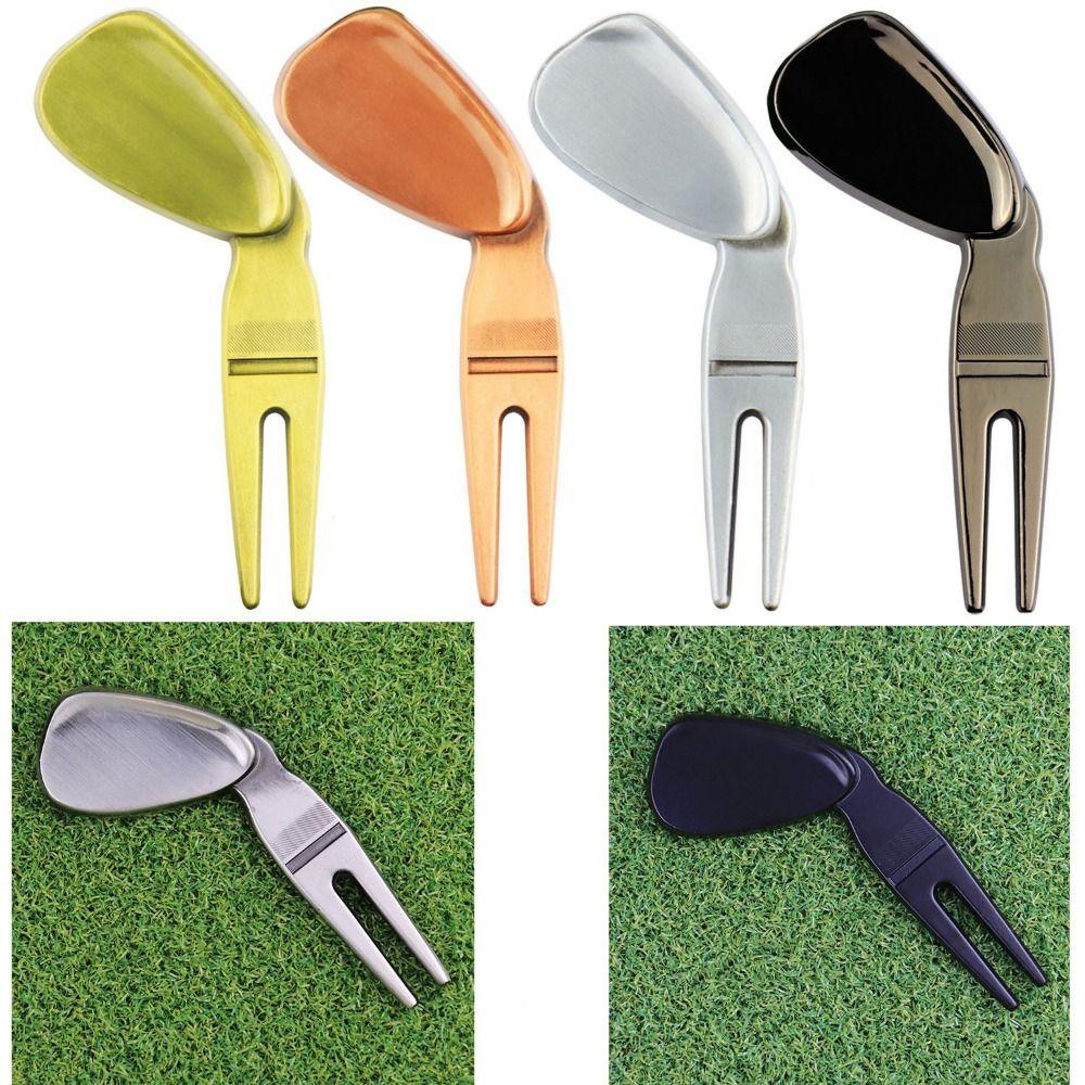 Spacecraft Golf Green Fork Magnetic Golf Ball Marker Golf Accessories Divot Fork  Play Golf