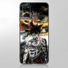 Чехол для Samsung Galaxy A12 A02S A22 A32 A52 A72 A71 A51 A41 A31 A21 A11 A50 A70 A10S A20S с изображением японского аниме Son Goku, черный, мягкий чехол