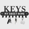 Iron Crafts 'My Sweet Home' Multifunctional Hook Key Rack Hanger