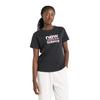 WT51540 Standard Graphic Short Sleeve BK [New Balance] T-Shirt (WT51540) Women's (Black)