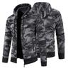 Мужская куртка-свитер, осенне-зимняя новая камуфляжная куртка с капюшоном, пальто-свитер