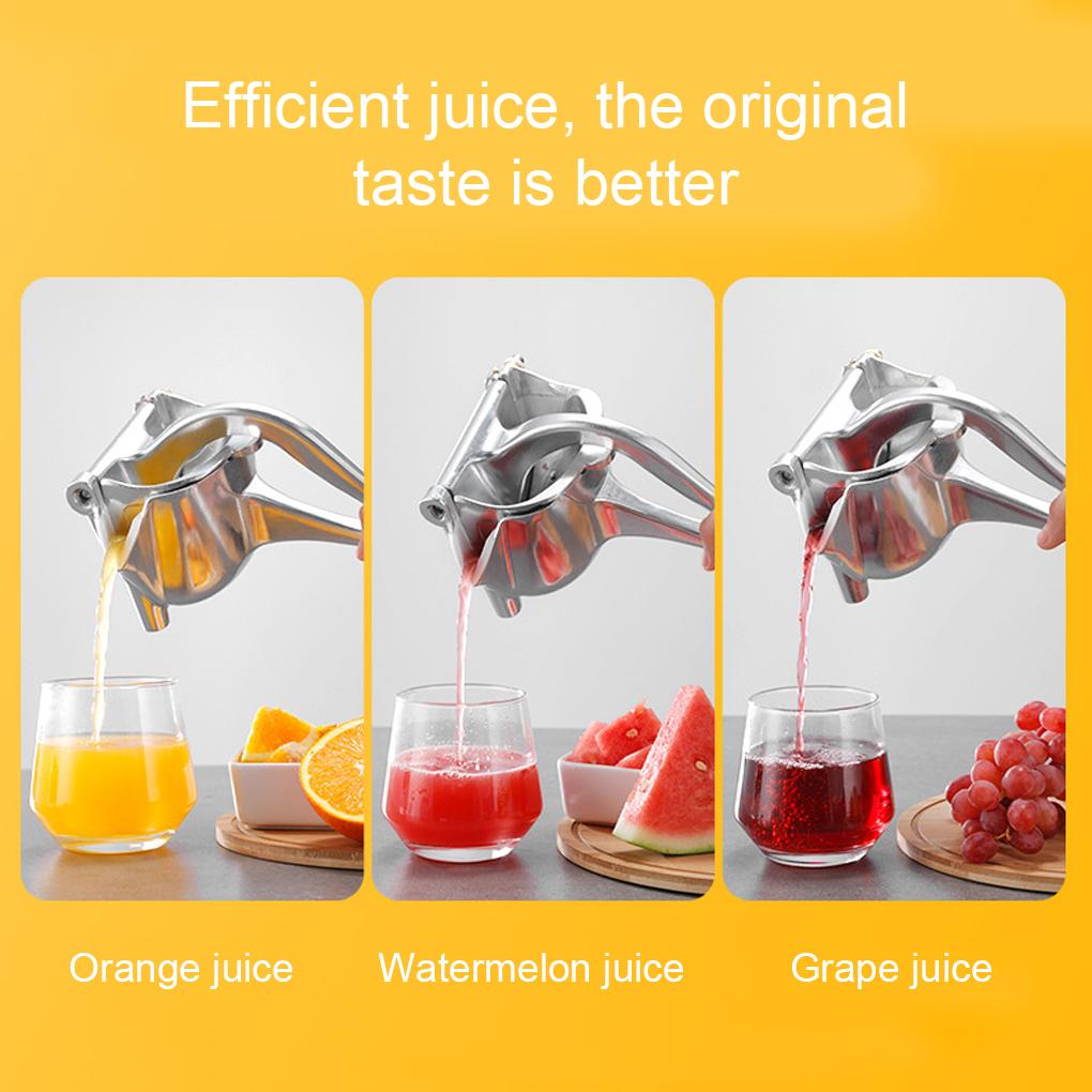 Бытовая портативная ручная соковыжималка из алюминиевого сплава, многоразовая, для фруктов, апельсинов, лимонов, соковыжималка, кухонный гаджет