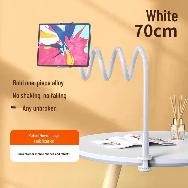 Universal Clip-On Stand for Mobile/Tablets - Perfect for Bedside, Desktop, or Live Streaming Use