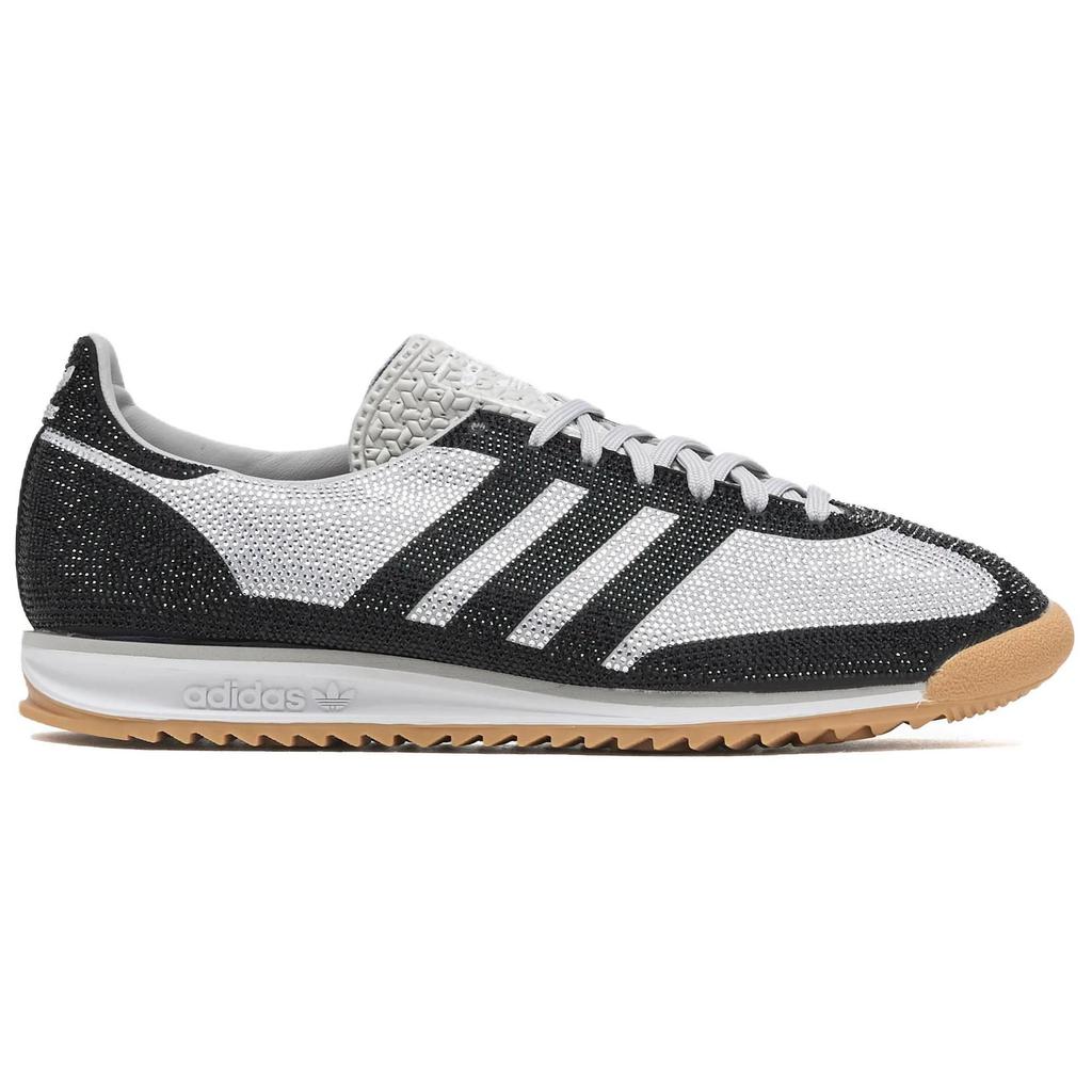 adidas Originals SL 72 Низкие Повседневные Кроссовки Женские Серебристо-Черные KJ6151