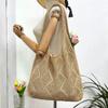 Handwoven Beach Crochet Bag for Women Lightweight Knitted Tote Handbag Summer Shopping Travel Shoulder Purse