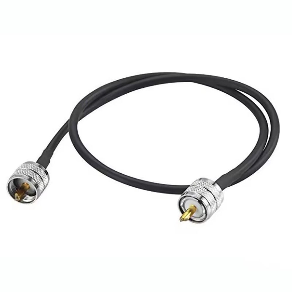 30cm/50cm/1m UHF Male to Male Connector Brass Copper RF Coaxial Pigtail Jumper Adapter