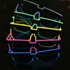 Bar Supplies Glowing Led Light Up Glasses LED Luminous Glasses Glowing Sunglasses Mosaic Glasses