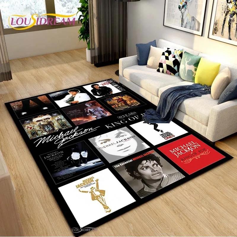 Michael J-Jackson Carpet for Living Room Sofa Table Bedroom Rugs Home Kitchen Indoor Outdoor Non-slip Floor Mats Decor