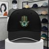 Hamsa Hand Eye Baseball Cap Unisex Adjustable Outdoor Sun Protection Curved Brim Hat
