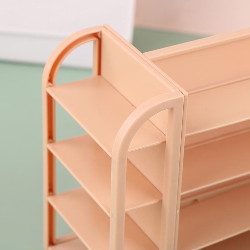 1 Set Doll House Scene Decor Accessories 1:12 Dollhouse Miniature Supermarket Shelf Mini Display Stand Storage Rack Model Toy