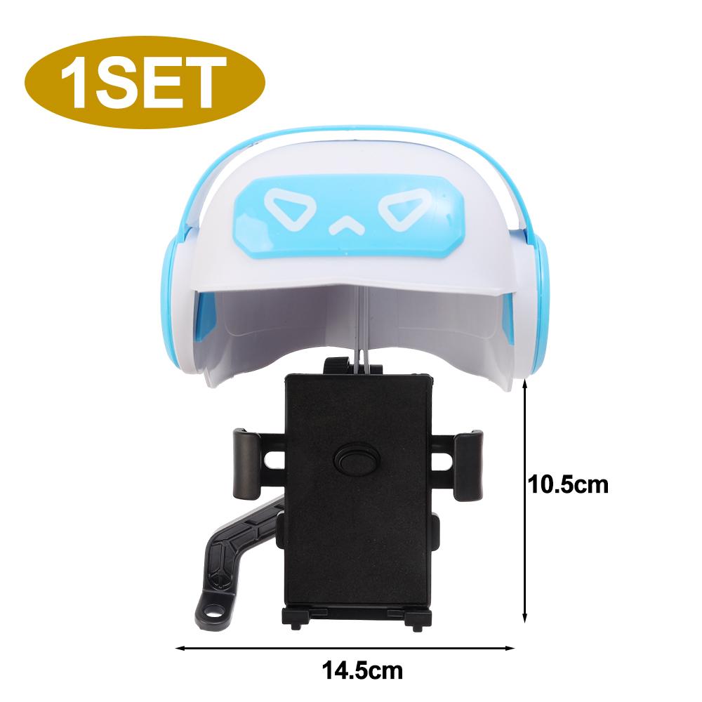 New Motorbike Small Rainproof Mobile Phone Helmet Holder Portable Mini Parasol Sun Shade Bicycle Umbrella Phone Bracket