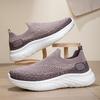 Autumn outdoor couple shoes new mesh breathable lightweight sports shoes flying weaving casual men