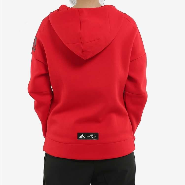 adidas Куртки Женские Красные С Капюшоном Умеренные Другое EA2102