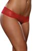 Open Thong Red Lace With Bow On The Buttocks Dg1300 Red