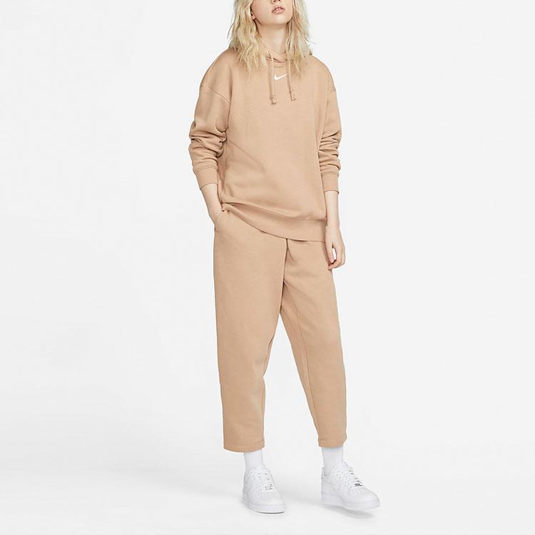 Nike Спортивная одежда, пуловер, флисовая толстовка с капюшоном, женские топы Maize DJ7669-200