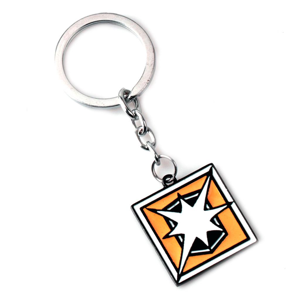 Alloy Keychain Pendant: R6 Anime Game Accessory