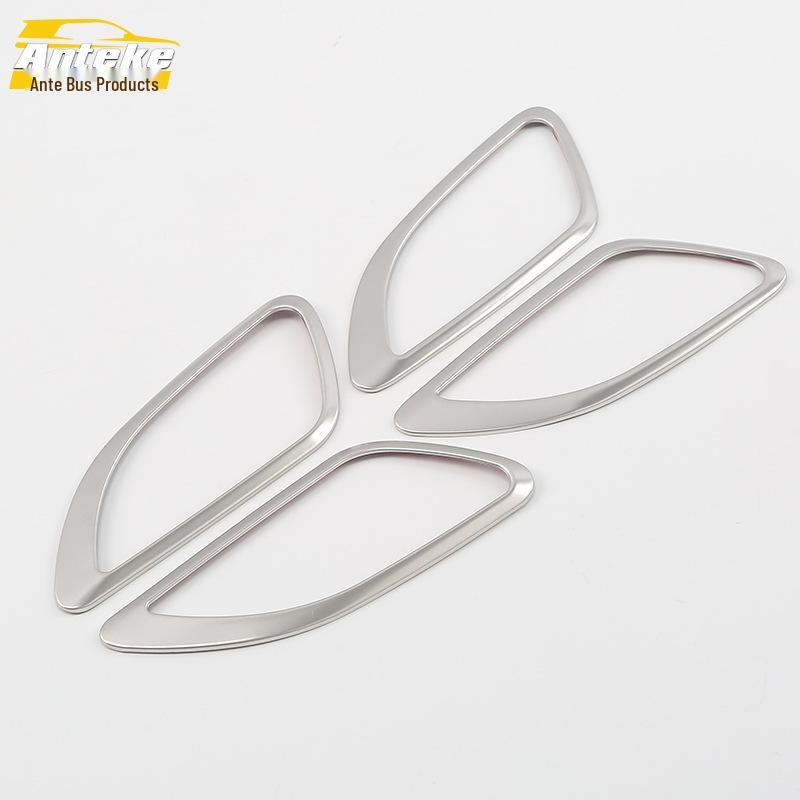 Compatible with 18 IX35 Models: Interior Door Handle Decorative Frame & Armrest Sequin Stickers.