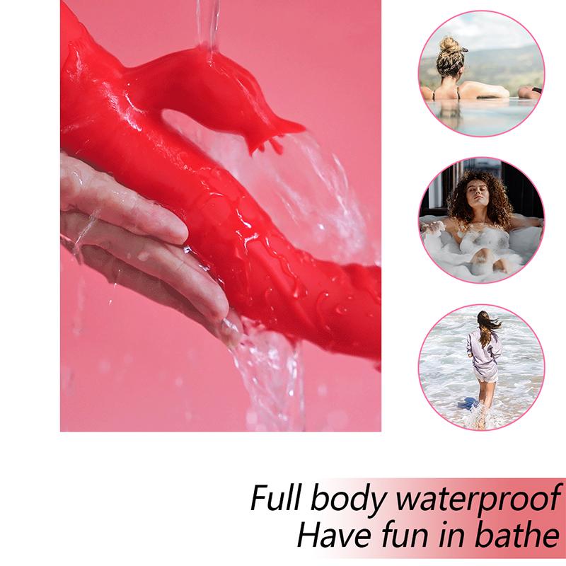 Вибратор для точки G для женщин, фаллоимитатор с подогревом и стимуляцией клитора, массаж влагалища, секс-игрушка для пары