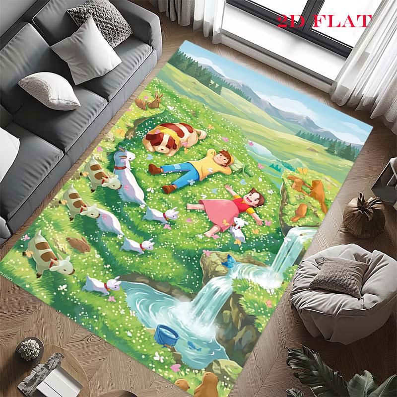 ABBA Carpet Rug for Living Room Bedroom Home Sofa Decoration,Kids play Nonslip Floor Mat